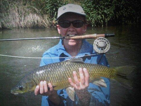 Tomas van Jaarsveld, 13 years old. Large Mouth Yellow on the Vaal River 2012